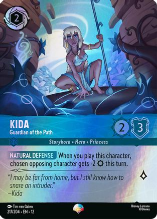 Kida - Guardian of the Path (Epic) (217/204) [Wilds Unknown] Holofoil Lorcana Single Disney