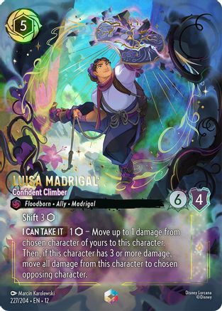 Luisa Madrigal - Confident Climber (Enchanted) (227/204) [Wilds Unknown] Holofoil Lorcana Single Disney