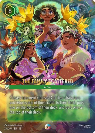 The Family Scattered (Enchanted) (231/204) [Wilds Unknown] Holofoil Lorcana Single Disney