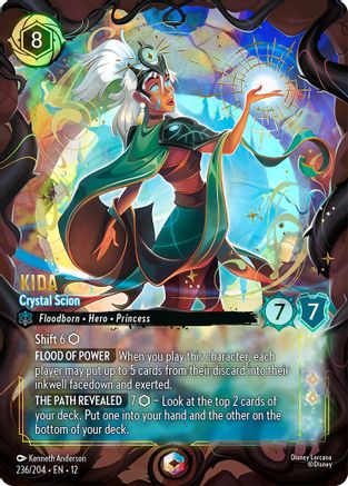 Kida - Crystal Scion (Enchanted) (236/204) [Wilds Unknown] Holofoil Lorcana Single Disney