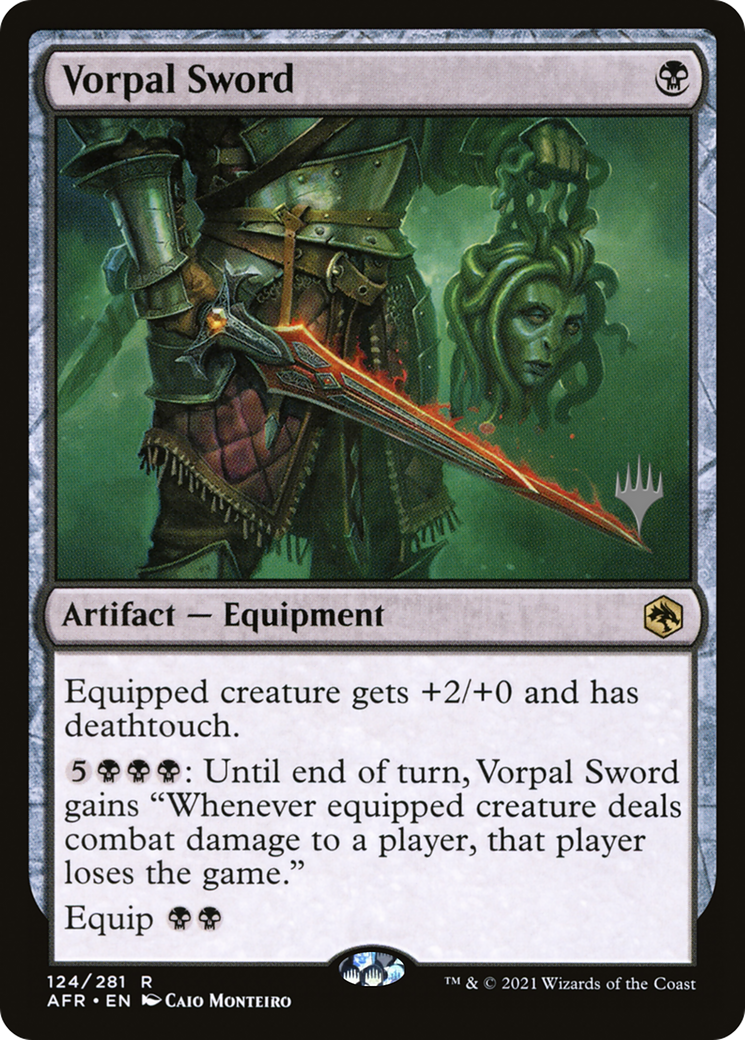 Vorpal Sword (PPAFR-124) [Adventures in the Forgotten Realms Promos] MTG Single Wizards of the Coast