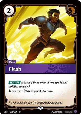Flash (011/024) [Riftbound Organized Play Promotional Cards] Riftbound Singles Riot Games