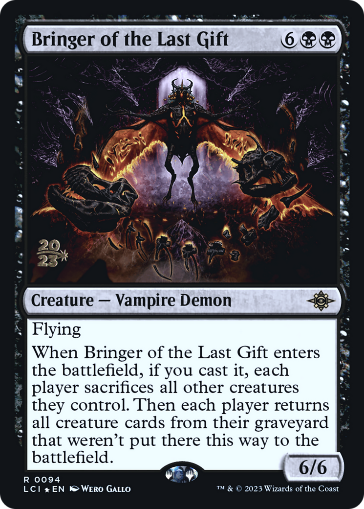Bringer of the Last Gift (PRE-094) [The Lost Caverns of Ixalan Promos] Foil MTG Single Wizards of the Coast