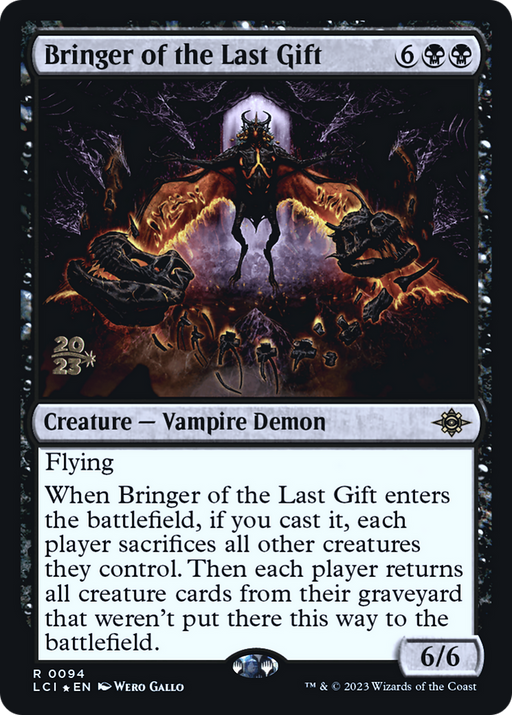 Bringer of the Last Gift (PRE-094) [The Lost Caverns of Ixalan Promos] Foil MTG Single Wizards of the Coast