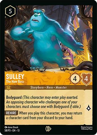 Sulley - The New Boss (58) [Disney Lorcana Promo Cards] Holofoil Lorcana Single Disney