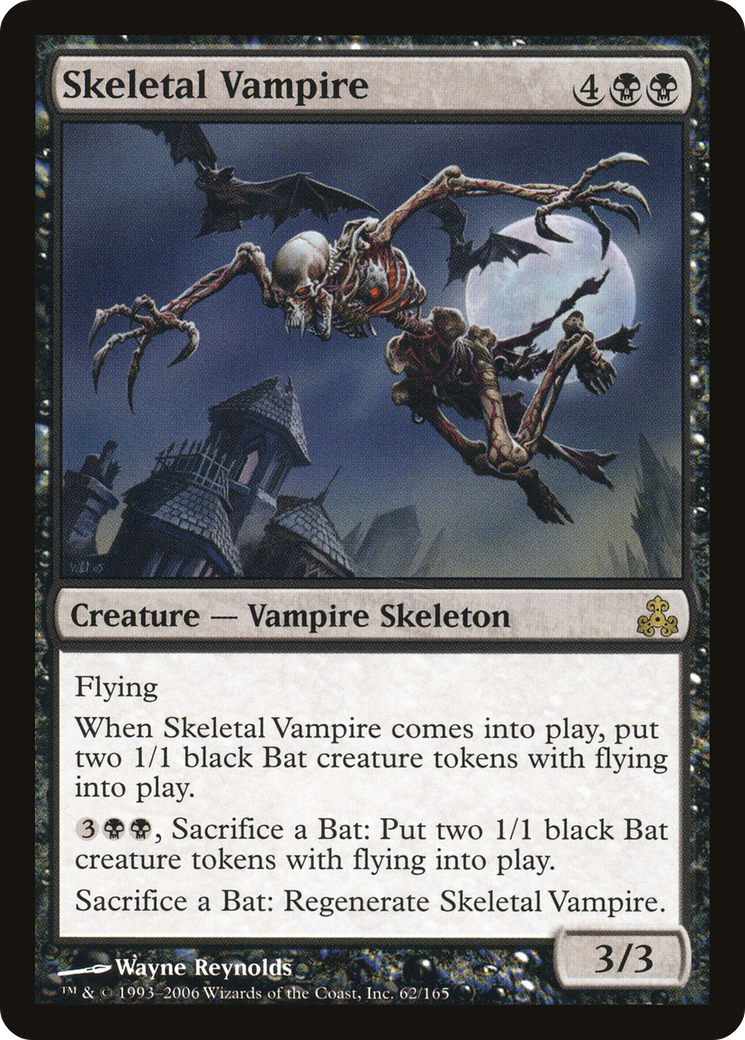 Skeletal Vampire (GPT-062) [Guildpact] MTG Single Wizards of the Coast