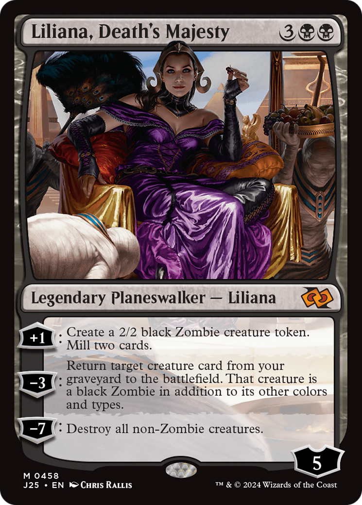 Liliana, Death's Majesty (J25-458) [Foundations Jumpstart] MTG Single Wizards of the Coast