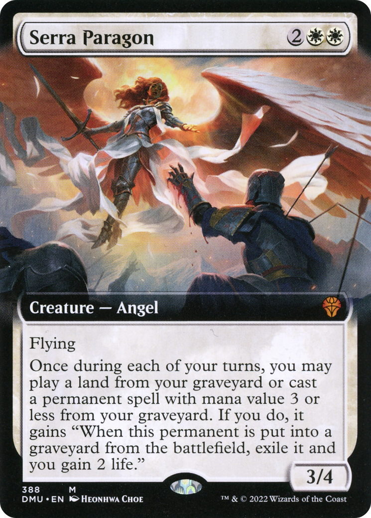 Serra Paragon (DMU-388) [Dominaria United] (Extended Art) Foil MTG Single Wizards of the Coast