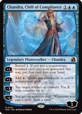Chandra, Chill of Compliance (FRA-212) [Reality Fracture] MTG Single Wizards of the Coast
