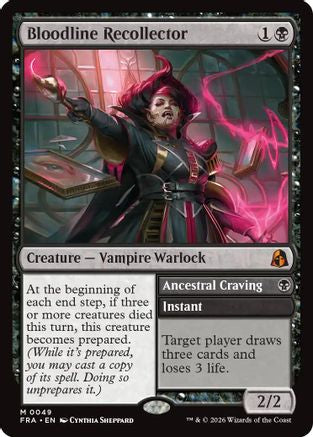 Bloodline Recollector (FRA-049) [Reality Fracture] Foil MTG Single Wizards of the Coast