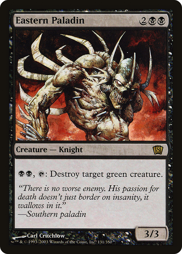 Eastern Paladin (8ED-131) [8th Edition] Foil MTG Single Wizards of the Coast