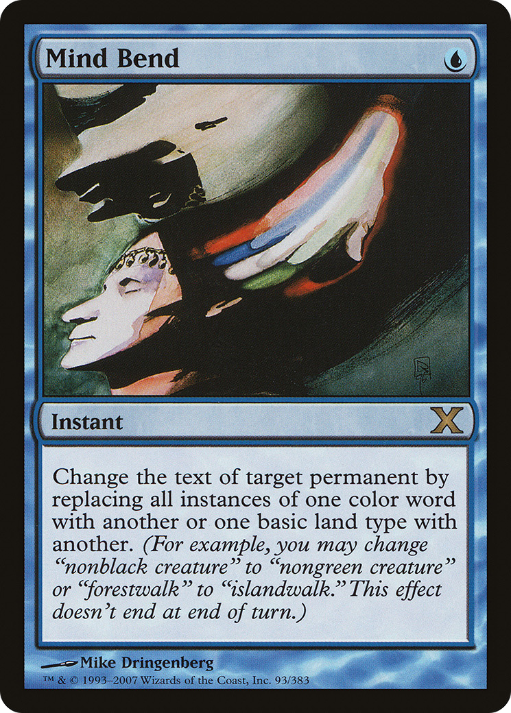 Mind Bend (10E-093) [Tenth Edition] MTG Single Wizards of the Coast