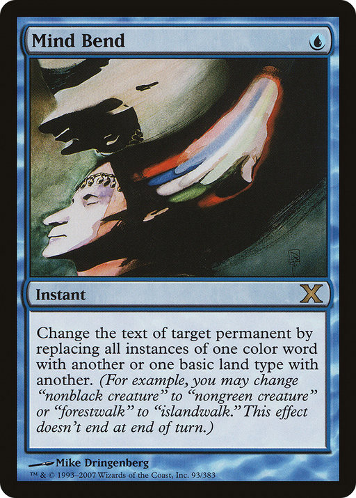 Mind Bend (10E-093) [Tenth Edition] MTG Single Wizards of the Coast