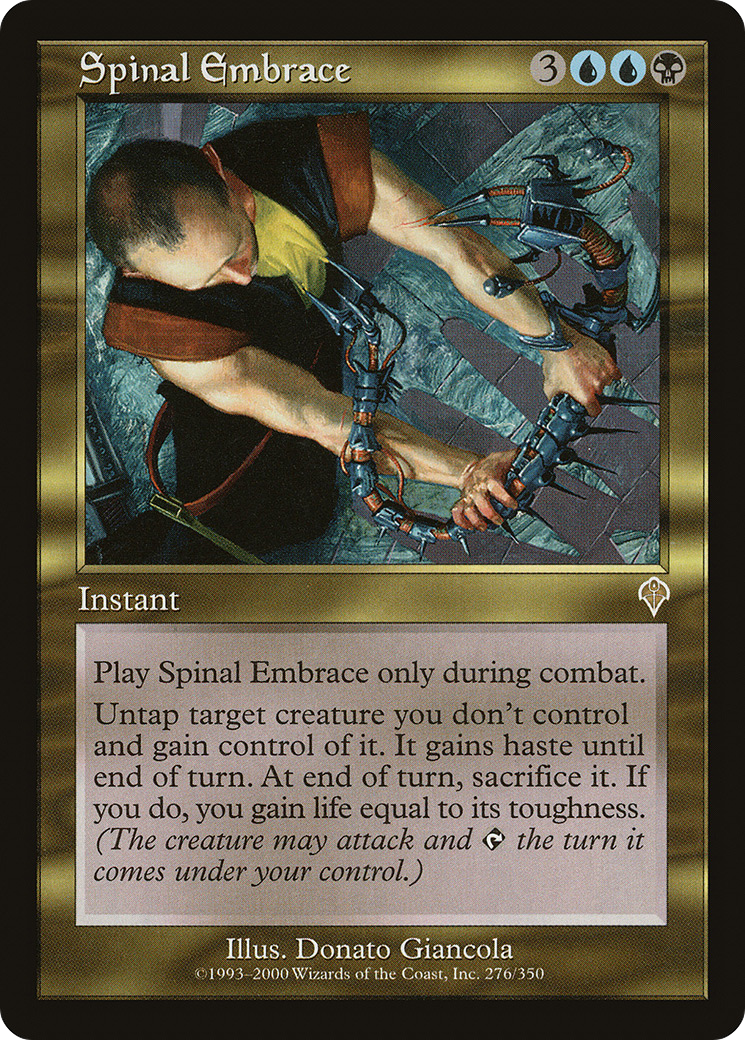 Spinal Embrace (INV-276) [Invasion] Foil MTG Single Wizards of the Coast