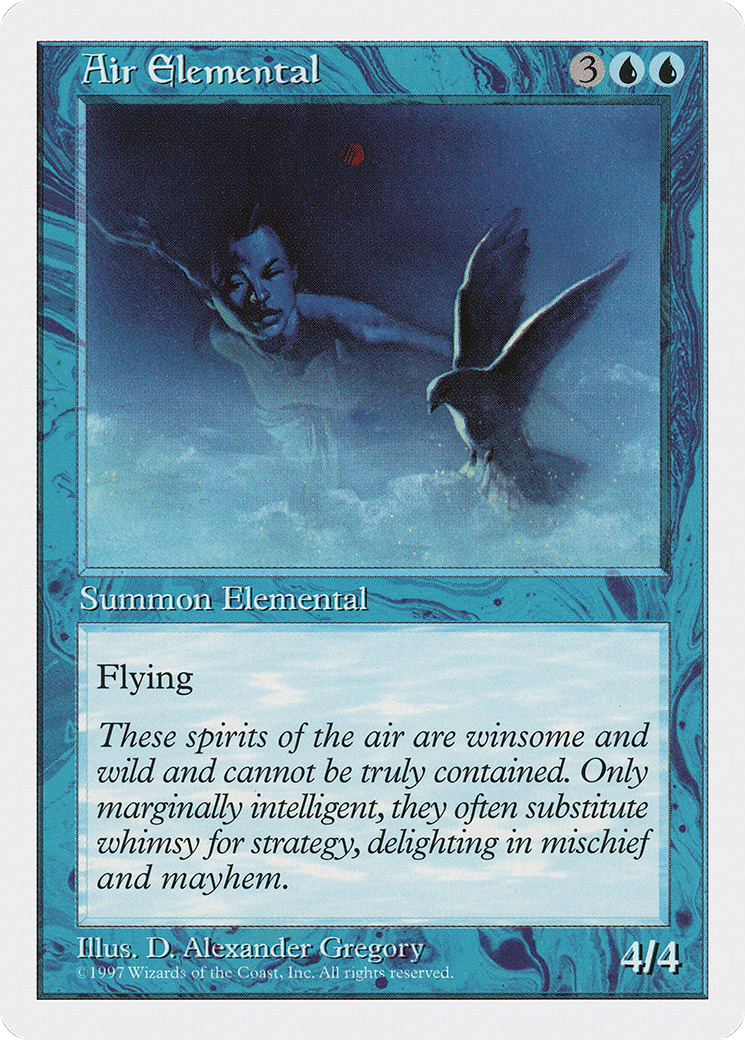Air Elemental (5ED-071) [Fifth Edition] MTG Single Wizards of the Coast