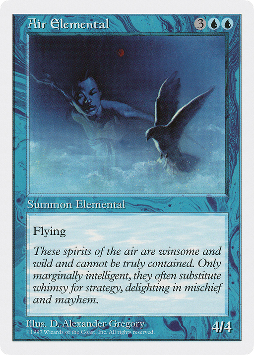 Air Elemental (5ED-071) [Fifth Edition] MTG Single Wizards of the Coast