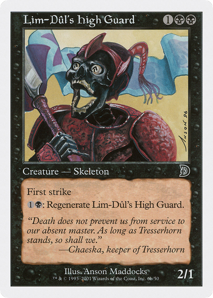 Lim-Dûl's High Guard (DKM-06B) [Misc] Deckmasters MTG Single Wizards of the Coast