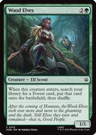 Wood Elves (HOB-142) [The Hobbit] MTG Single Wizards of the Coast