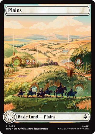 Plains (0194) (HOB-194) [The Hobbit] MTG Single Wizards of the Coast