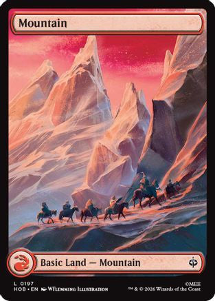 Mountain (0197) (HOB-197) [The Hobbit] MTG Single Wizards of the Coast