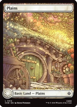 Plains (0314) (HOB-314) [The Hobbit] MTG Single Wizards of the Coast
