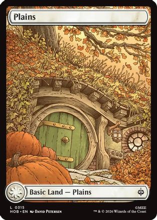 Plains (0315) (HOB-315) [The Hobbit] Foil MTG Single Wizards of the Coast