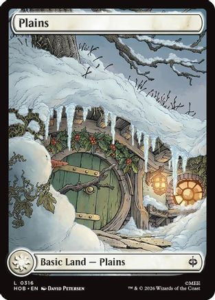 Plains (0316) (HOB-316) [The Hobbit] Foil MTG Single Wizards of the Coast