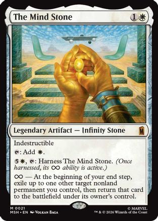 The Mind Stone (MSH-021) [Marvel Super Heroes] MTG Single Wizards of the Coast