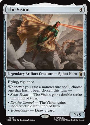 The Vision (MSH-255) [Marvel Super Heroes] Foil MTG Single Wizards of the Coast