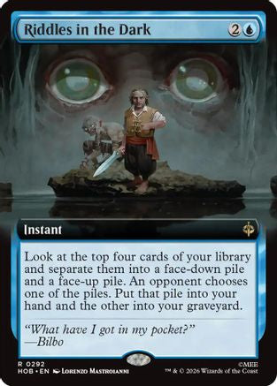 Riddles in the Dark (HOB-292) [The Hobbit] Foil MTG Single Wizards of the Coast