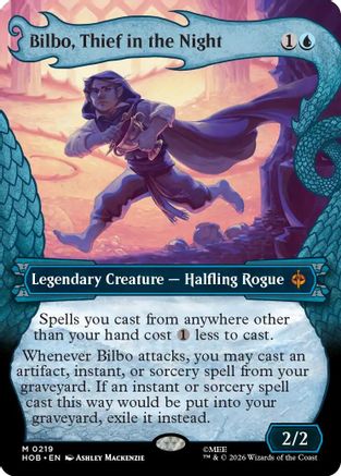 Bilbo, Thief in the Night (HOB-219) [The Hobbit] Foil MTG Single Wizards of the Coast