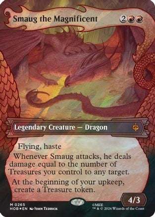 Smaug the Magnificent (Surge Foil) (HOB-265) [The Hobbit] Foil MTG Single Wizards of the Coast