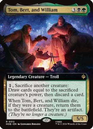 Tom, Bert, and William (HOB-312) [The Hobbit] Foil MTG Single Wizards of the Coast