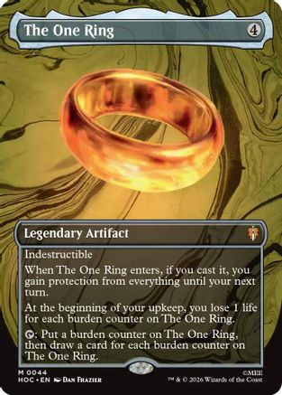 The One Ring (HOC-044) [The Hobbit] MTG Single Wizards of the Coast