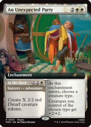 An Unexpected Party (PRM-001) [Promo Pack] The Hobbit Foil MTG Single Wizards of the Coast