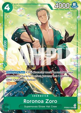 Roronoa Zoro (Welcome Pack 2026 Vol.1) (PRB02-006) [One Piece Promotion Cards] One Piece Single Bandai