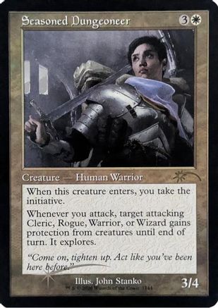 Seasoned Dungeoneer (SLD-7144) [Secret Lair] Drop Series Foil MTG Single Wizards of the Coast