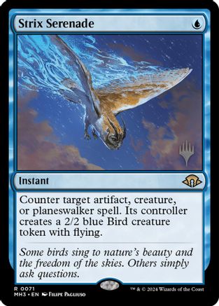 Strix Serenade (PPSOS-071) [Promo Pack: Secrets of Strixhaven] MTG Single Wizards of the Coast