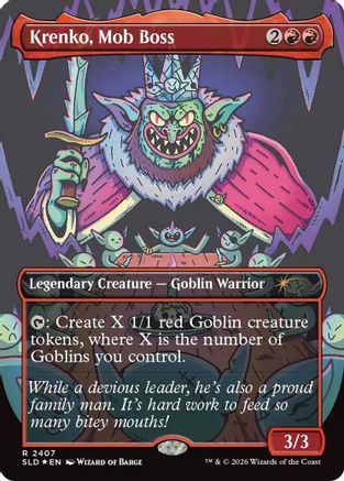 Krenko, Mob Boss (SLD-2407) [Secret Lair] Drop Series Foil MTG Single Wizards of the Coast