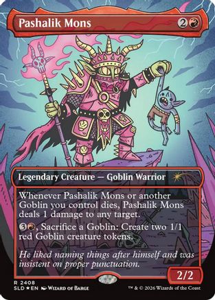 Pashalik Mons (SLD-2408) [Secret Lair] Drop Series Foil MTG Single Wizards of the Coast