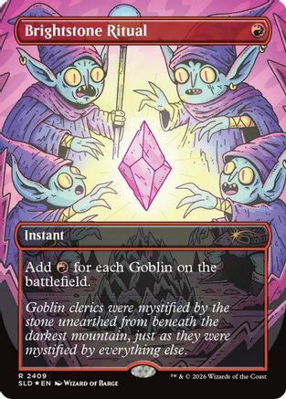 Brightstone Ritual (SLD-2409) [Secret Lair] Drop Series Foil MTG Single Wizards of the Coast