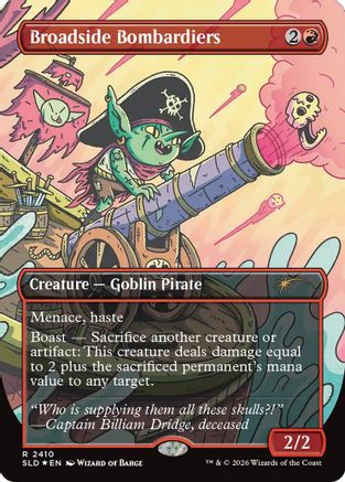 Broadside Bombardiers (SLD-2410) [Secret Lair] Drop Series Foil MTG Single Wizards of the Coast