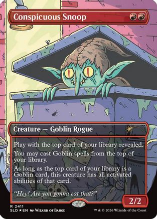 Conspicuous Snoop (SLD-2411) [Secret Lair] Drop Series Foil MTG Single Wizards of the Coast