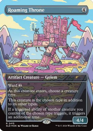 Roaming Throne (SLD-2415) [Secret Lair Drop Series] Foil MTG Single Wizards of the Coast
