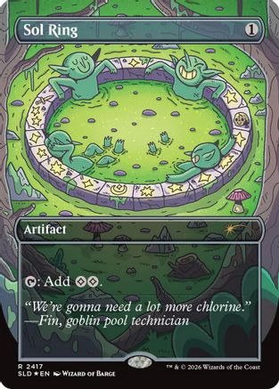 Sol Ring (2417) (SLD-2417) [Secret Lair] Drop Series Foil MTG Single Wizards of the Coast