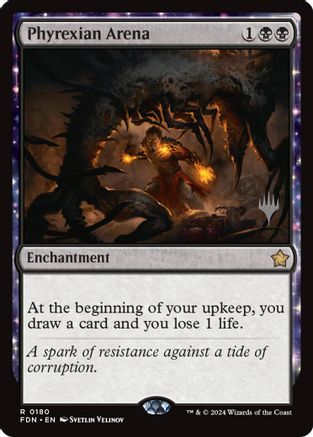 Phyrexian Arena (PPSOS-180) [Promo Pack: Secrets of Strixhaven] Foil MTG Single Wizards of the Coast