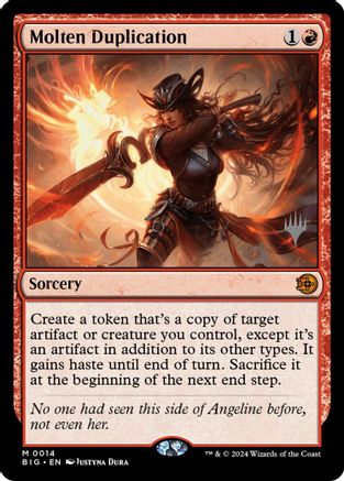 Molten Duplication (PPSOS-014) [Promo Pack: Secrets of Strixhaven] MTG Single Wizards of the Coast