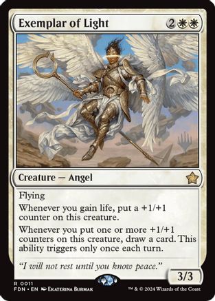 Exemplar of Light (PPSOS-011) [Promo Pack: Secrets of Strixhaven] Foil MTG Single Wizards of the Coast