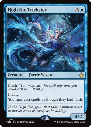 High Fae Trickster (PPSOS-040) [Promo Pack: Secrets of Strixhaven] Foil MTG Single Wizards of the Coast