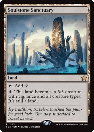 Soulstone Sanctuary (PPSOS-133) [Promo Pack: Secrets of Strixhaven] Foil MTG Single Wizards of the Coast